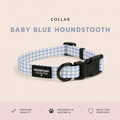 Baby Blue Signature Houndstooth Collar